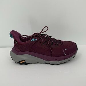 HOKA Kaha 2 Low GTX hiking sneakers shoe purple nubuck women new 9.5 42